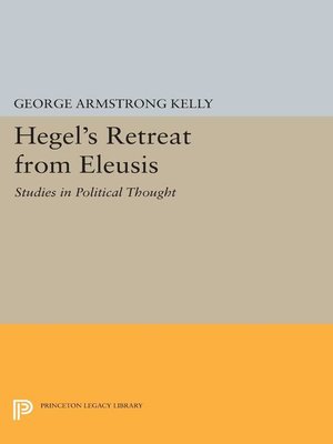 cover image of Hegel's Retreat from Eleusis